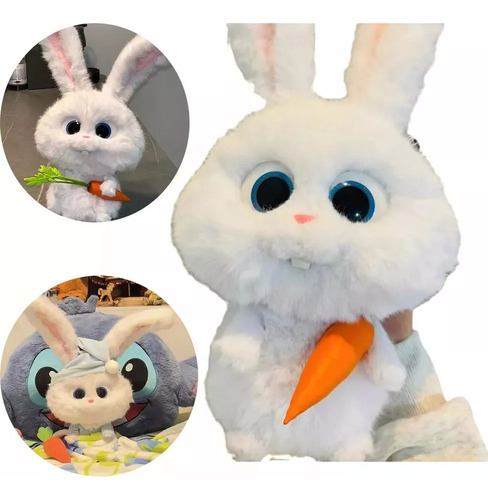 2025 Peluche Conejo Snowball Vida Secreta De Tus Mascotas