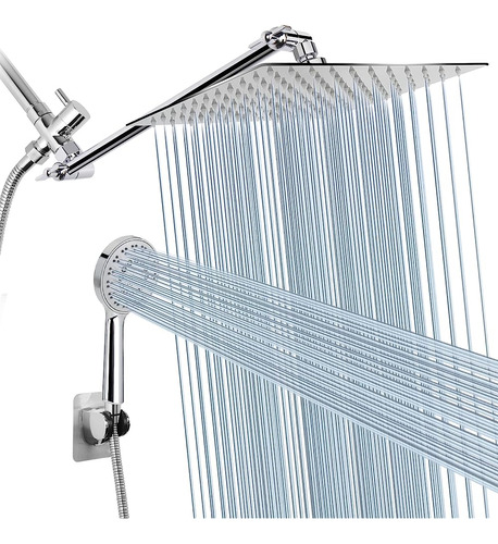 Harjue Shower Cabezal Combo Con Brazo De Extensión De 11'' C