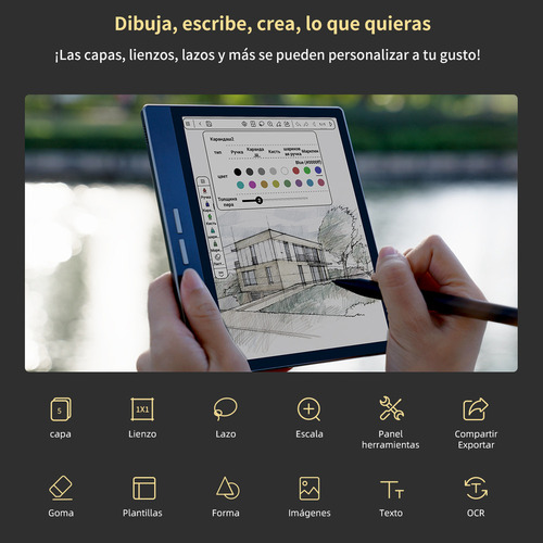 . Leitor Eletrônico Bigme B751c De 7 Cores Com Tela