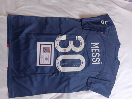 Jersey Messi Autografiado Psg (Usado)