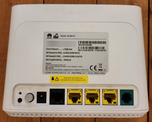 Router Huawei B2368-57 Liberado (Usado)