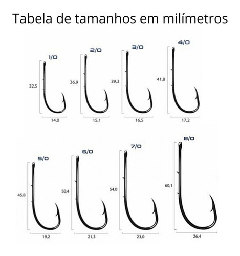 Anzol Marine Sports 4330 High Super Strong 6/0 - 20 unidades