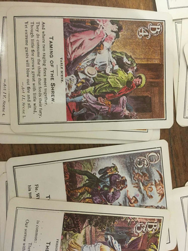 Mazo Cartas Shakespeare Game Únicas En El Sitio