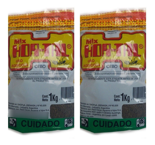 Hormiguicida Mix Hortal  Cebo Pack X 2 Kg