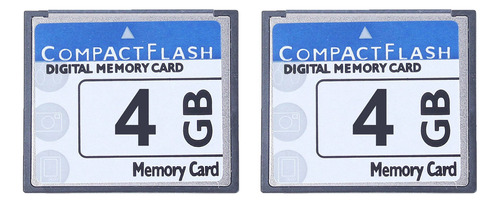 2 Tarjetas De Memoria Flash Compactas Profesionales De 4 Gb