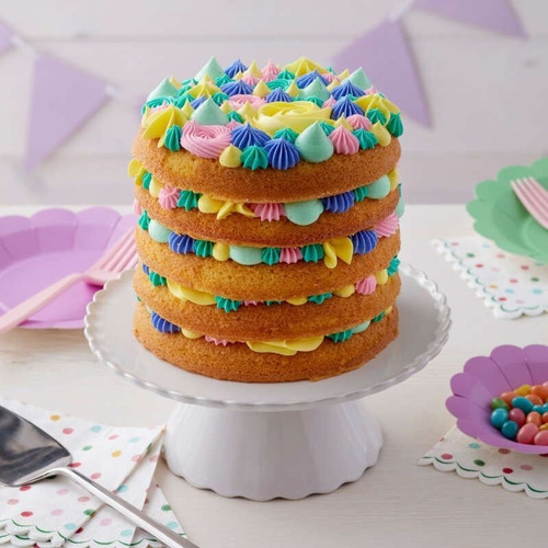 Imagen 3 de 10 de 5 Moldes Para Torta Redonda 15 Cm Wilton Titanweb