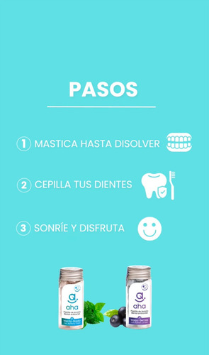 Pasta Dental Aha Sonríe Menta Y Boldo Con Flúor 64g - 1 Mes