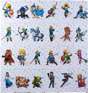 Tarjetas Amiibo Zelda 24 Pz Tarjetero Nfc Switch/lite/wii U