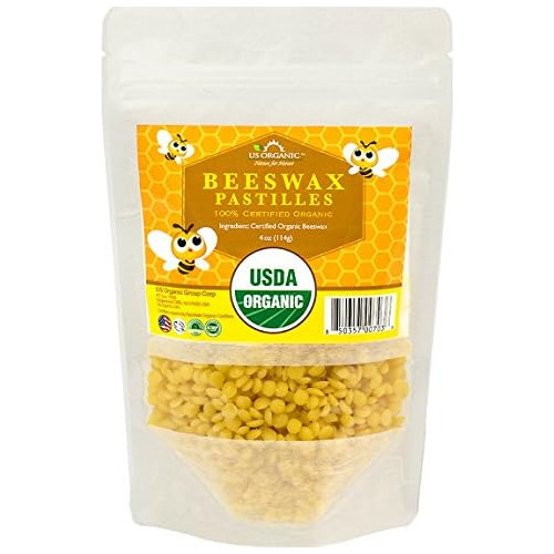 Beeswax 100% Pure Yellow Pastilles, Usda Certified, For...