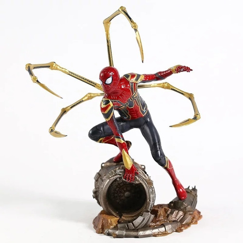 Boneco Estátua Homem Aranha Marvel Vingadores Pronta