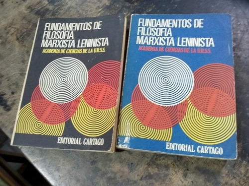 Fundamentos De Filosofia Marxista Leninista. 2 Tomos. 