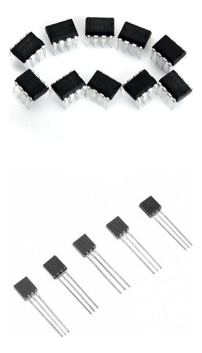 10x Lm358n Baja Potencia 8-pin De Doble Amplificador