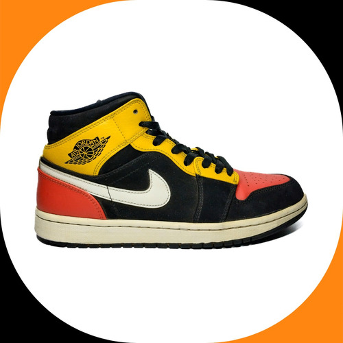 Nike Air Jordan 1 Se(edición Especial) Raygun Black Amarillo