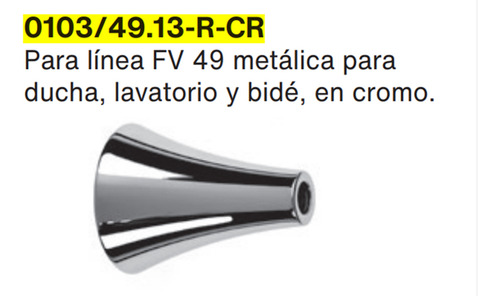 2 Rosetas Campanas Metálica Fv 49 Alesia 0103/49.13 Repuesto