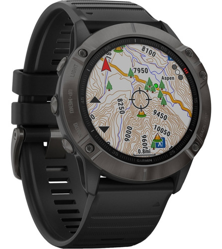 Imagen 3 de 5 de Garmin Fenix 6x Zafiro / Music Negro 51mm + Protector