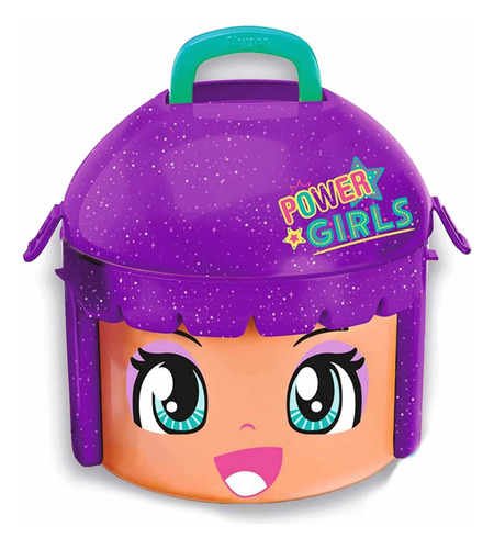 Set De Contenedor Pinypon Power Girls Fuguras Incluidas