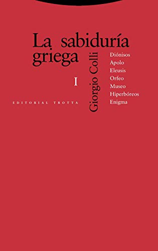 Libro Sabiduria Griega 1 (estructuras Y Procesos) - Colli Gi