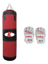 Comprar Bolsa De Boxeo Con Relleno Y Cadenas + Guantillas Mma