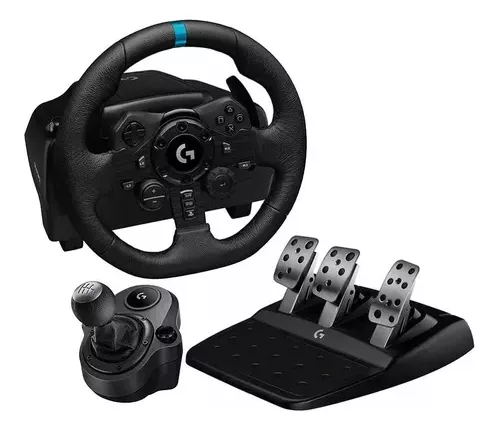 Logitech G923 Trueforce PS5 PS4 PC Volante Pedales