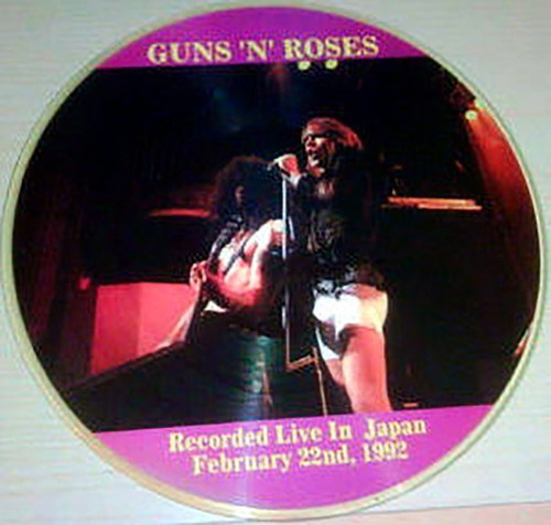 Guns'n'roses Live In Japan 22/02/1992 Picturedisc Italia Vg+