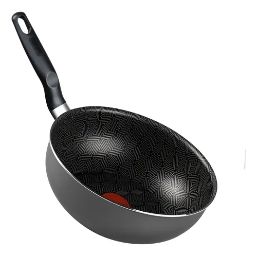 Frigideira Wok Rochedo Robusta Grafite 25cm