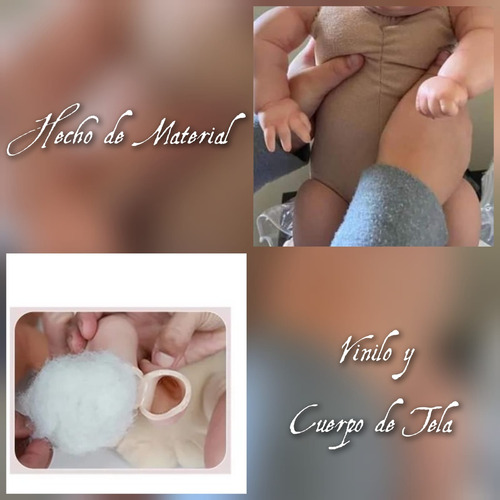 Bebé Reborn Original Cuerpo Algodón Suave Winy Doll