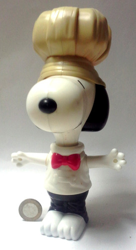 Imagen 7 de 8 de Juguete Mcdonald's 2000 Snoopy Grande Chef De Cocina