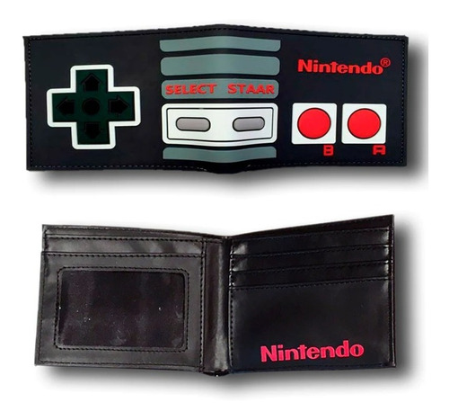 Billetera Modelo Nintendo Relieve 3d Goma