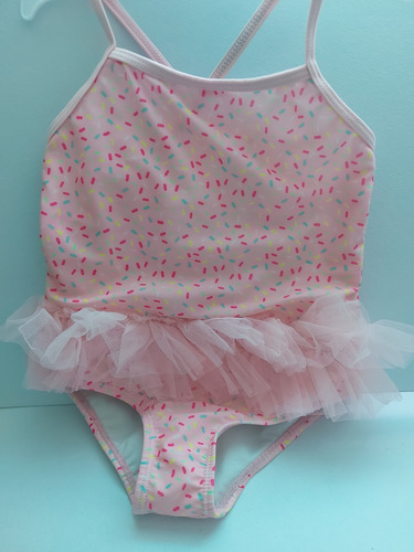 Traje De Baño Tutu Healthtex Niña 3 Años 1 Puesta Buen Estad