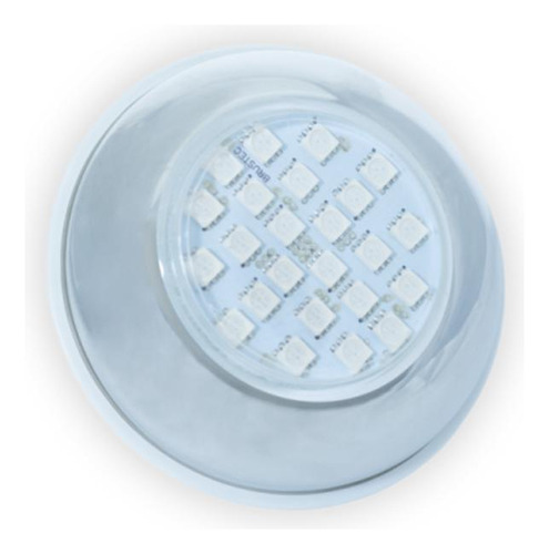 Led Piscina 5w Smd Rgb Em Inox 304 Rosca 1/2 - Brustec