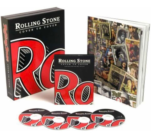 Libro De La Revista Rolling Stone Cover To Cover 4 Dvds Roms
