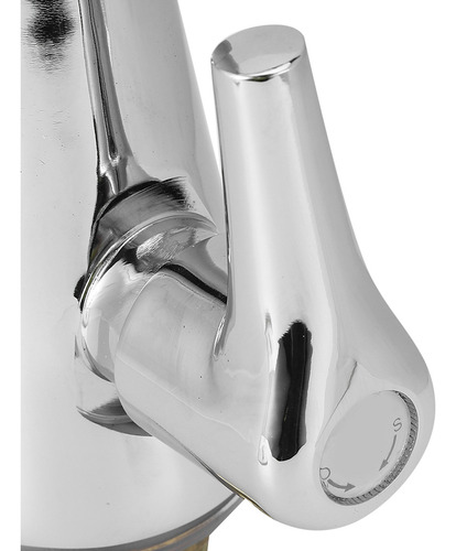 Grifo De Lavabo Con Rosca G1/2, De Cobre, Agua Fría Y Calien