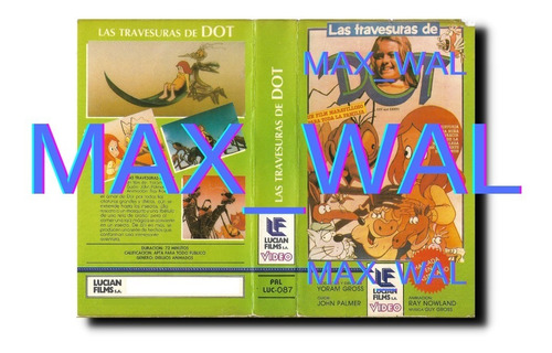 Las Travesuras De Dot Vhs Lucian Dibujos Animados