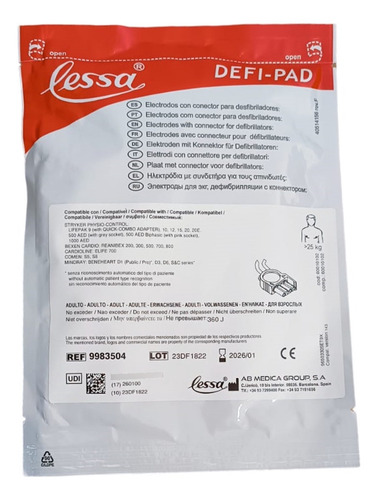Parche Desfibrilación Mindray / Physio Control - Newlab