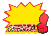 Comprar Letrero Cartel Anuncio Oferta Papel Para Negocios 120 Piezas