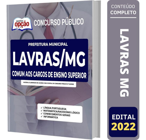 Apostila Lavras Mg - Comum Aos Cargos De Ensino Superior