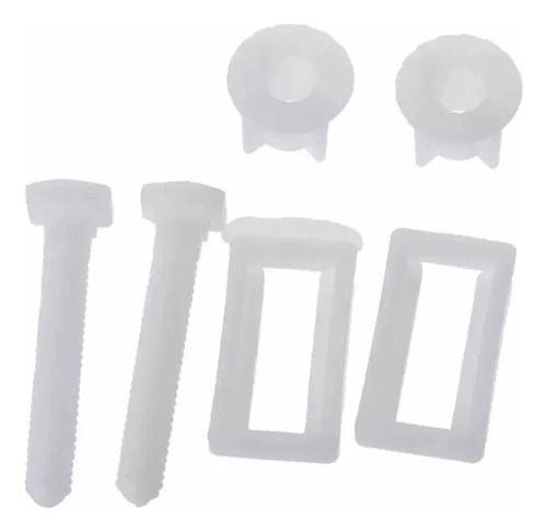 8pcs Tornillos Para Baño Asiento De Inodoro Tipo One-piece
