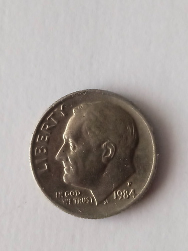 Moneda One Dime 1984p (Usado)