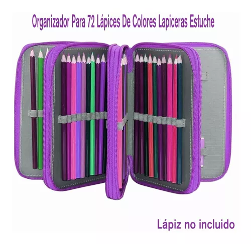 Lapicera Organizador Estuche 72 Lapices Colores Envio Gratis — BozaMx