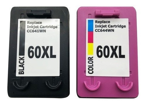 Imagen 2 de 4 de Combo Cartucho Impresora 60 Xl Negro Color F4280 F4480 C4680