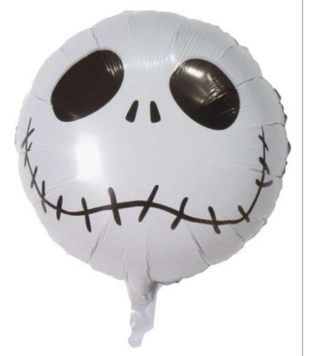 25 Globos Halloween Metalicos Dia De Muertos 18 Pulgadas