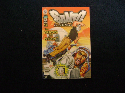 Santo La Leyenda De Plata #15 2005 Comic Cuento