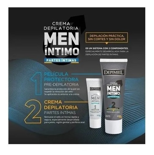 Depimiel Men Íntimo - Zona íntima - Normal - Unidad - 1 - 95 g