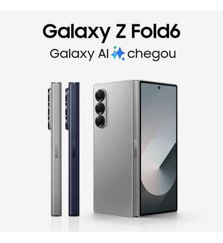 Samsung Galaxy Z Fold6 - Preto - 512 GB - 12 GB