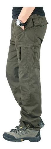 A Pantalones Tipo Cargo Tipo Jogger Para Hombre, Estilo