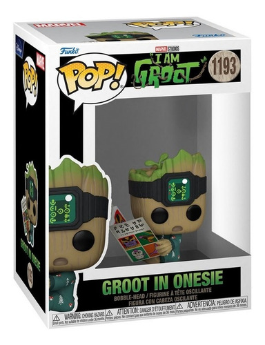 Funko Pop Groot En Oberol Con Libro #1193 - I Am Groot