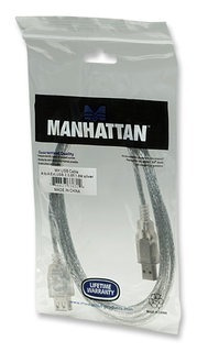 Manhattan 336314 Cable Extensión Usb Macho A Hembra 1.8m