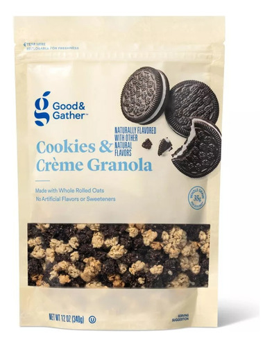 Cookies & Creme Granola Con Galletas Choco Crema 283g Import