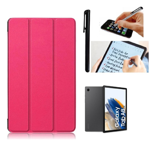 Funda Magnetica + Lapiz Tactil Samsung Tab A8 10.5 Sm-x200