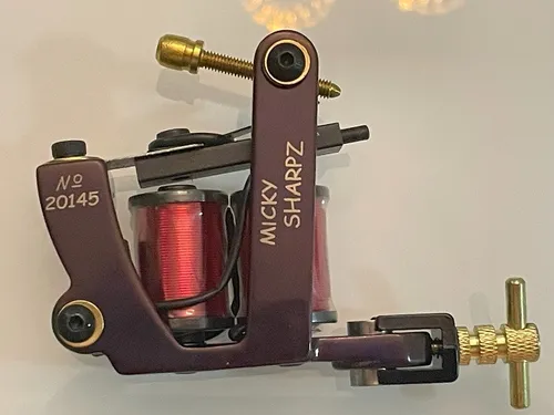 Tattoo Máquina Bobina Model Iron Micky Sharpz Traço E Sombra